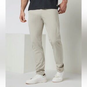 Vuori Khaki Performance Aim Pants 34W